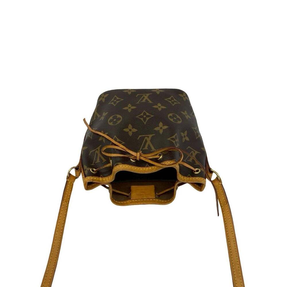 LOUIS VUITTON Authentic Brown Monogram Leather Shoulder Bag - Picture 4 of 9